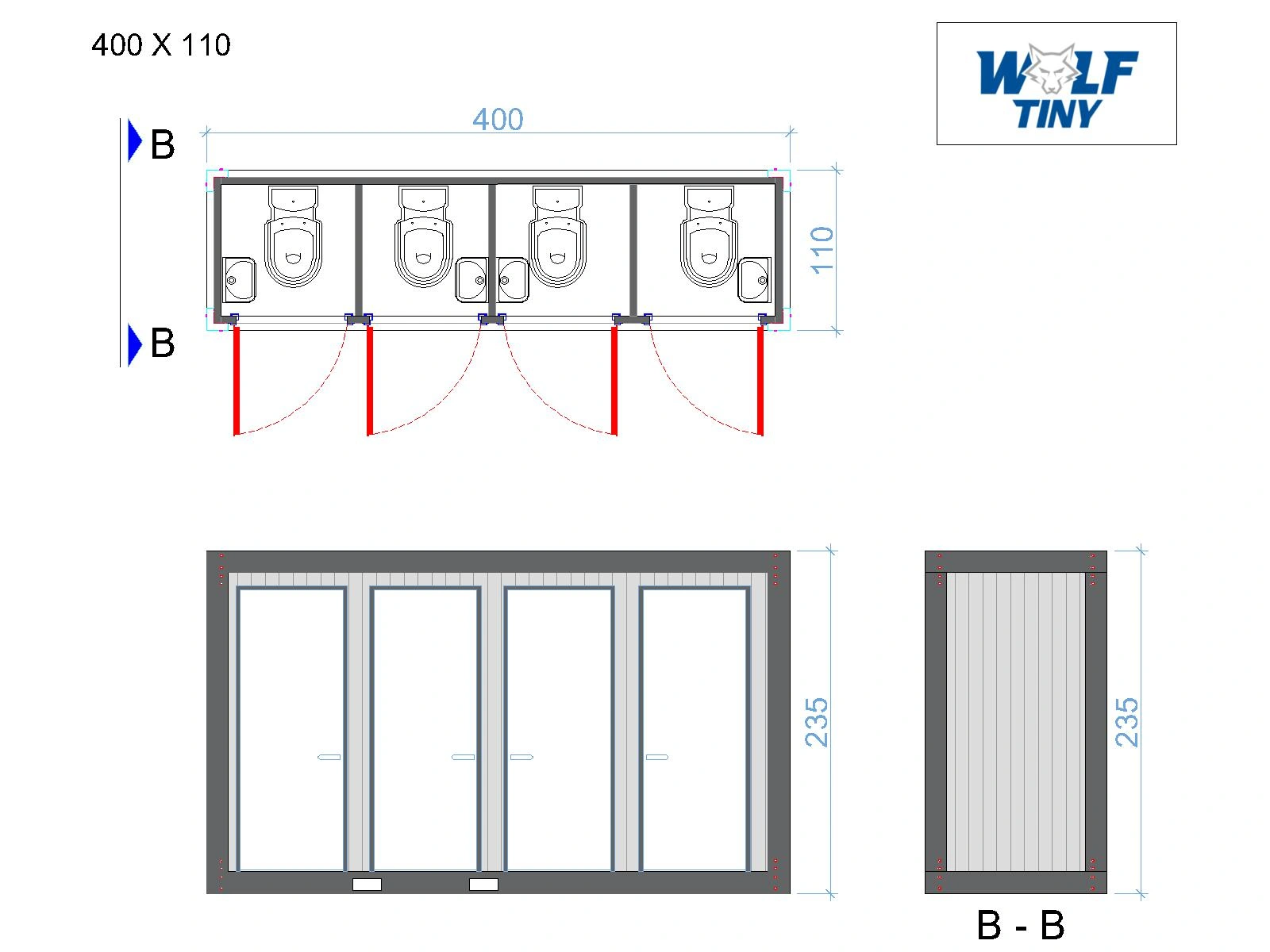 110x400 4xWC (DE)