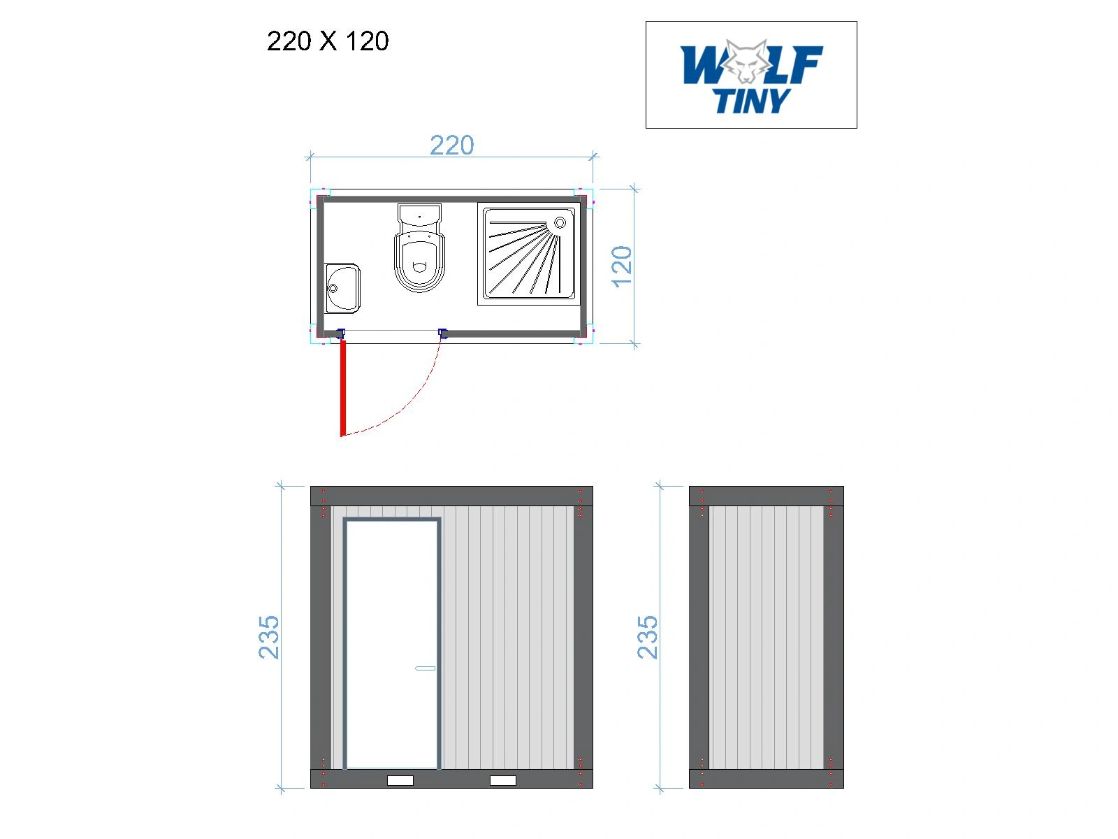 120x220 WC Dusche (DE)