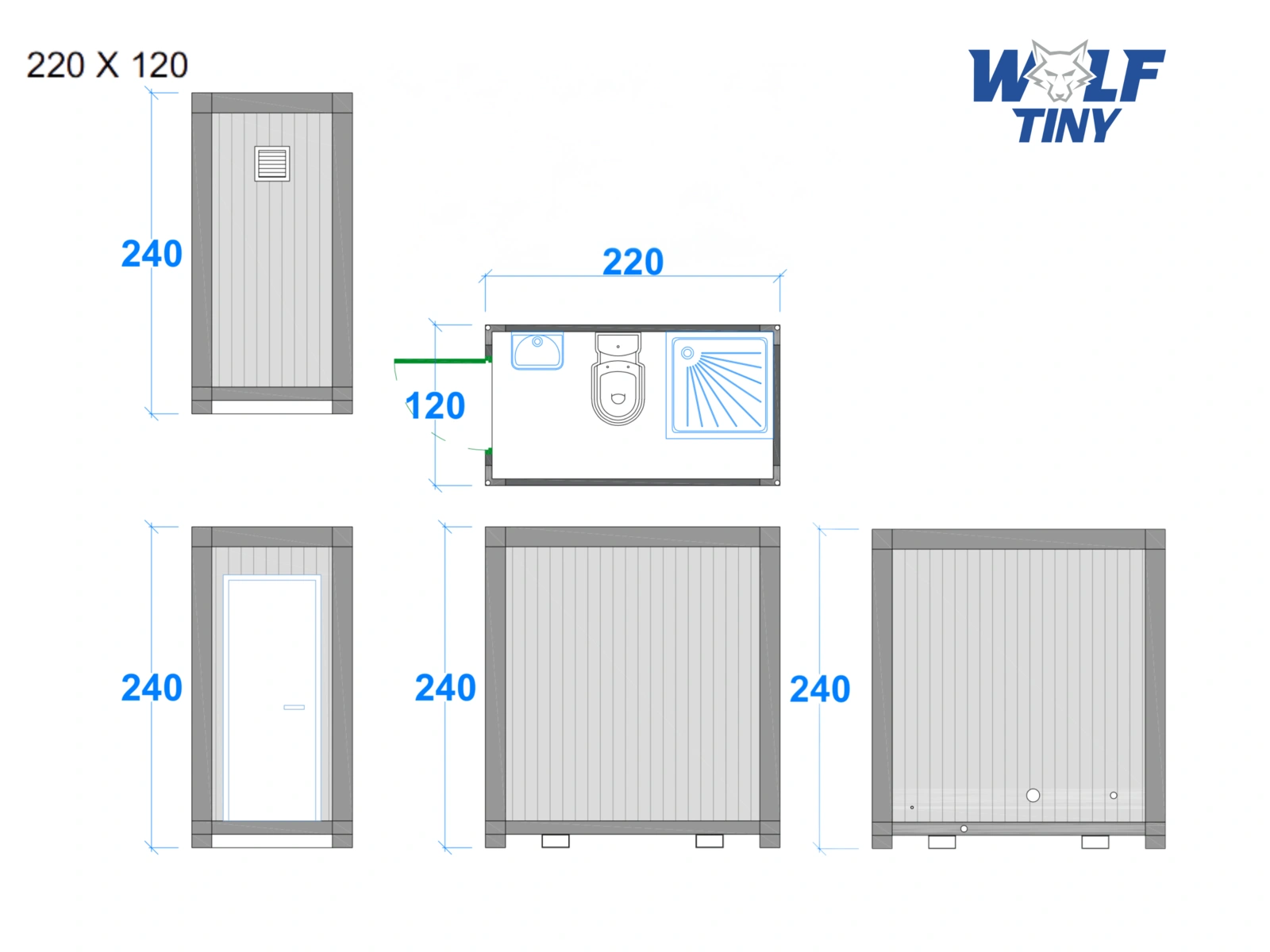 120x220 WC Dusche (DE)